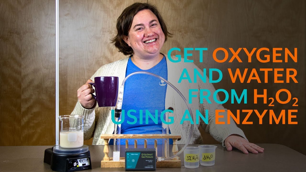 Get Oxygen and Water from Hydrogen Peroxide using an Enzyme
