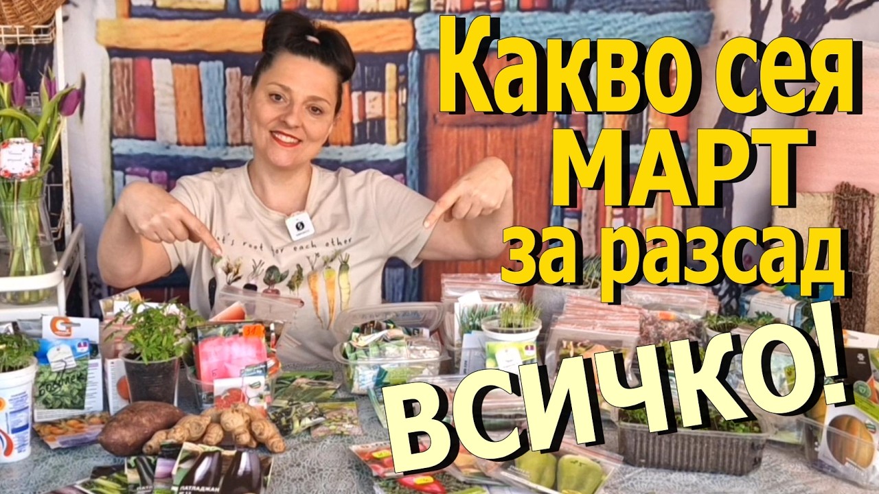 Разсад през март: почти всичко може да се сее