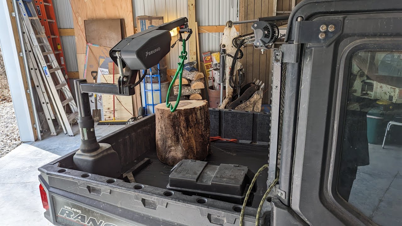 DIY bed hoist/crane for any UTV -  250 Lb capacity