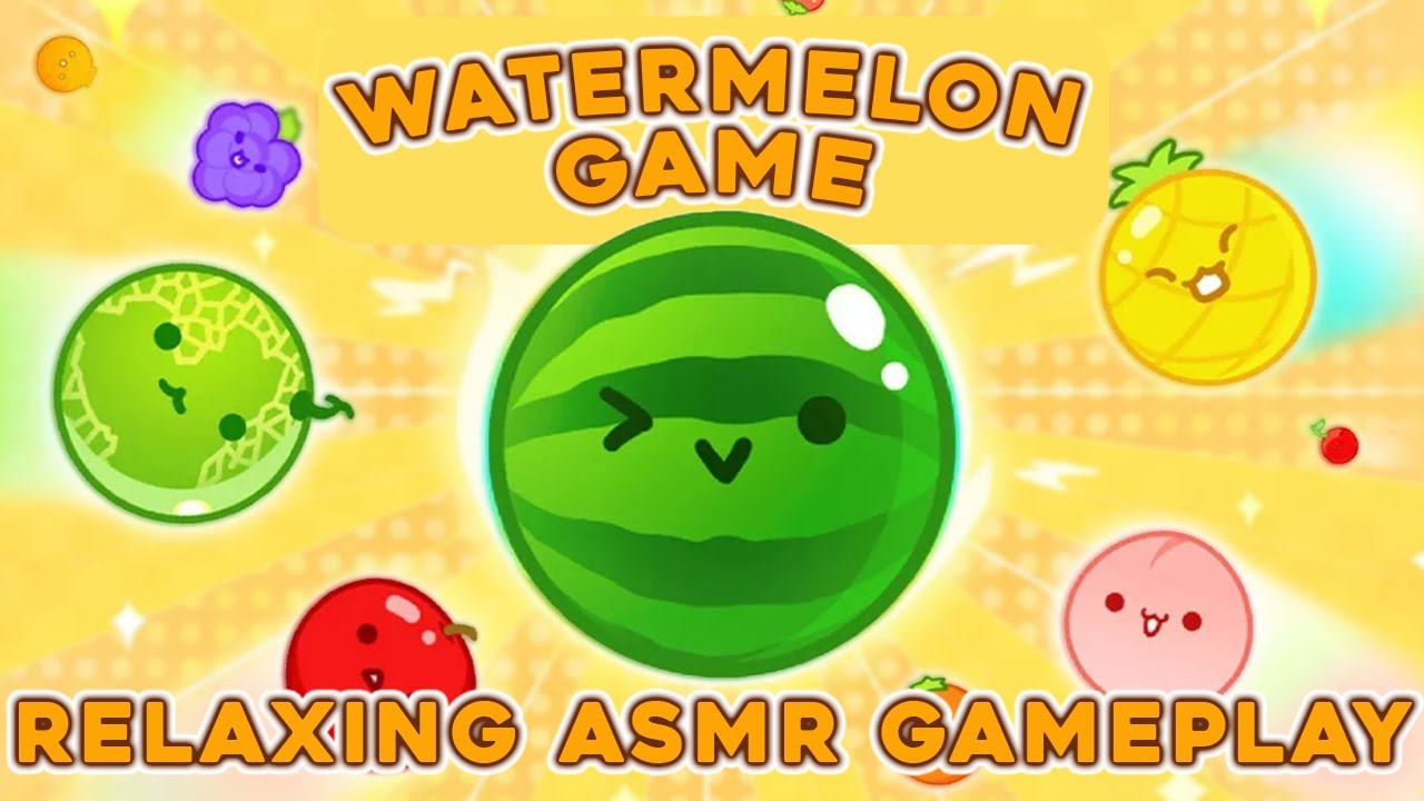 Relaxing ASMR Watermelon Game Gameplay