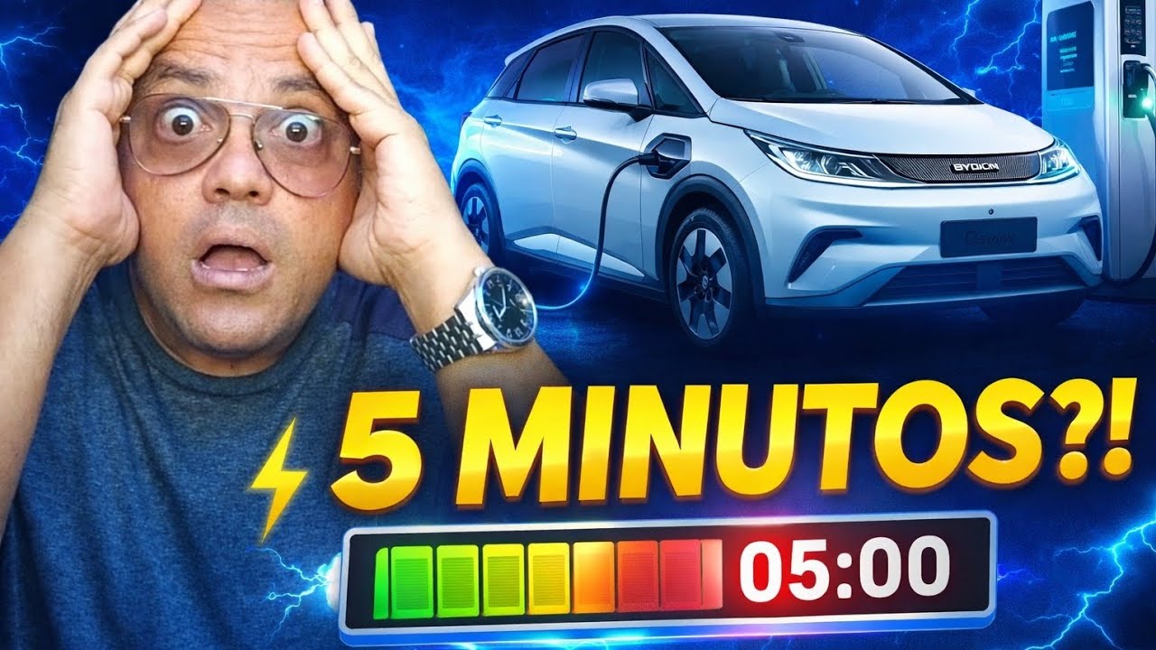 🚨 400 KM EM 5 MINUTOS?! A NOVA TECNOLOGIA CHINESA QUE PODE MUDAR OS CARROS ELÉTRICOS!