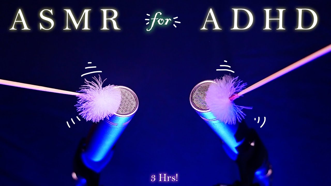 ASMR for ADHD - Changing Triggers Every 30 Sec (No Talking) Tapping, Scratching, Crinkles, etc..