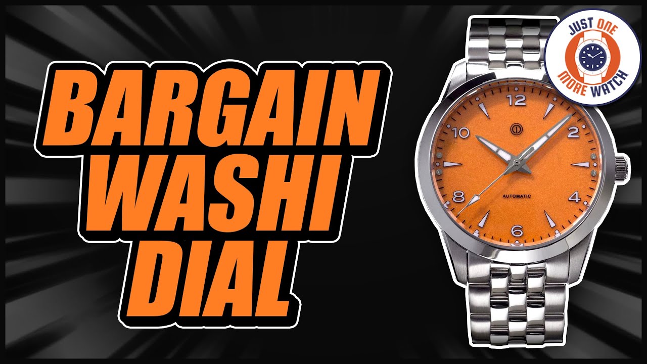 $300 Washi Paper Dial? What's The Catch?