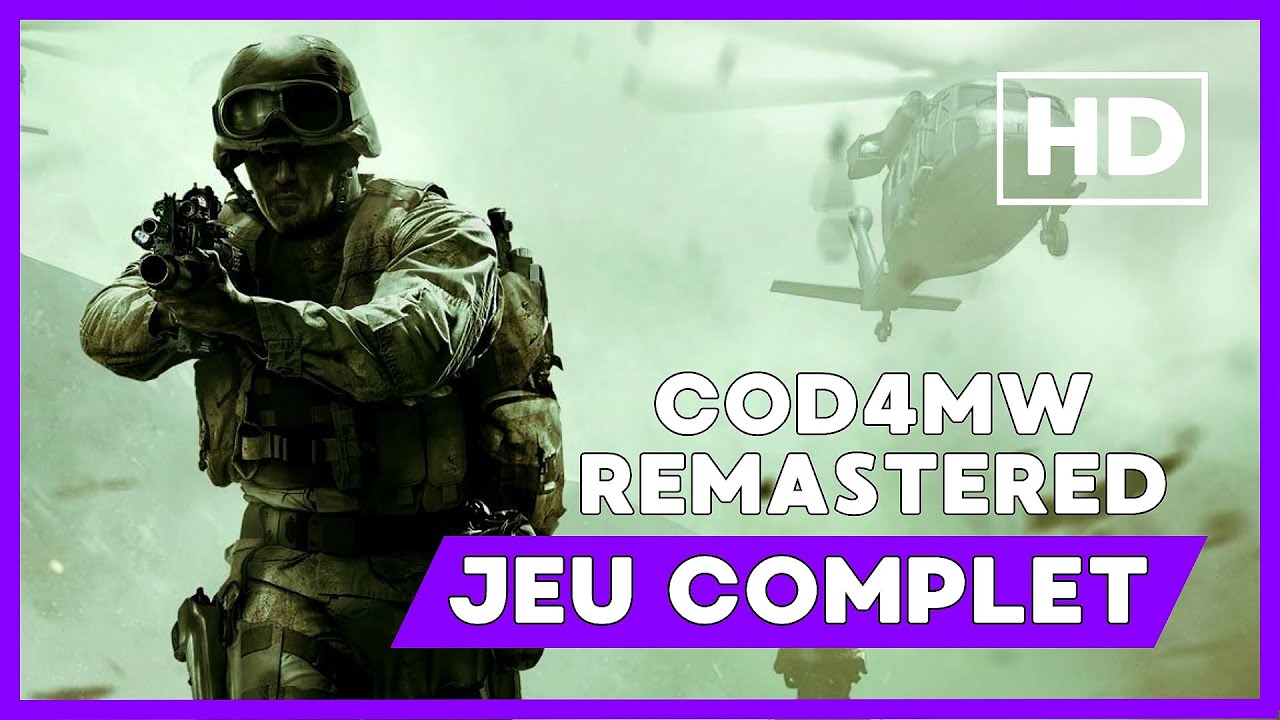 CALL OF DUTY 4 MODERN WARFARE Guide de jeu Partie 1 Campagne JEU COMPLET [Full HD 60FPS PS5]