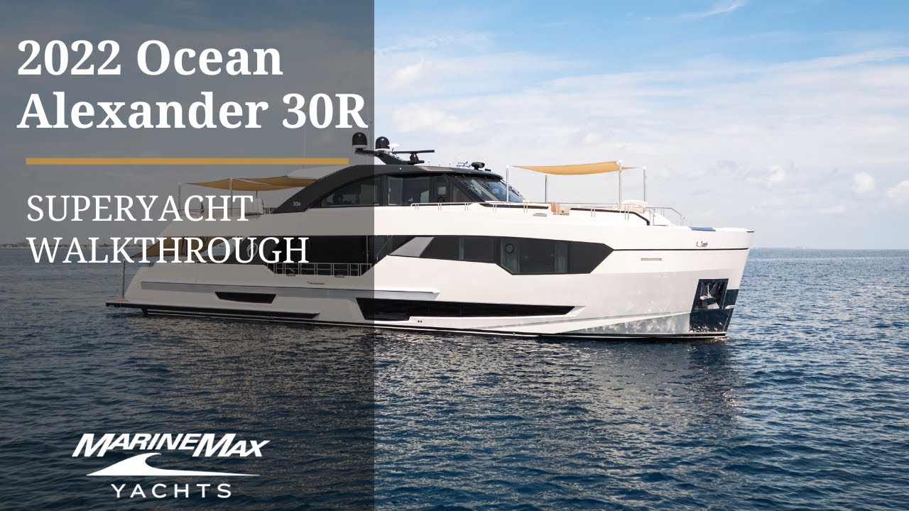 2022 Ocean Alexander 30R Yacht For Sale | MarineMax Boston, MA