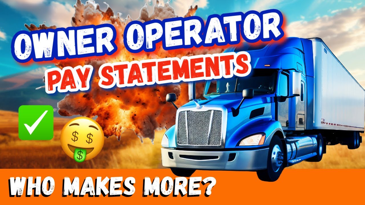 2025 Owner Operators ACTUAL Earning Potential | Single & Team Drivers