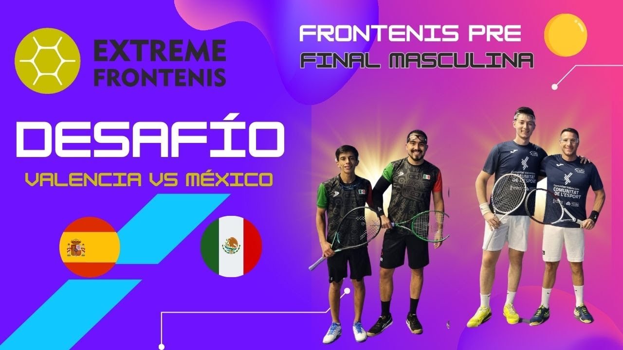 FINAL ESPAÑA vs MÉXICO | 🎾 FRONTENIS PREOLÍMPICA | Markys - Zari VS Joan Domingo - Javi Torrejón