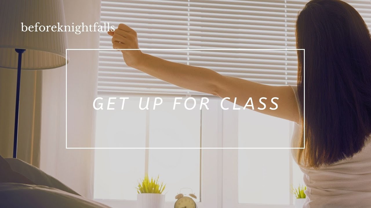 ASMR: get up for class
