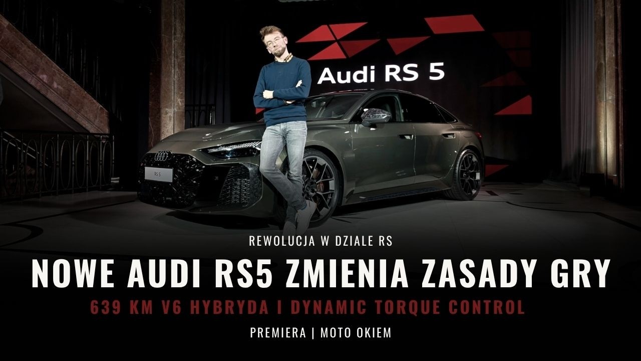 NOWE RS5 ROZWALA SYSTEM! 639 KM, DRIFT i HYBRYDA?! | PREMIERA Moto Okiem