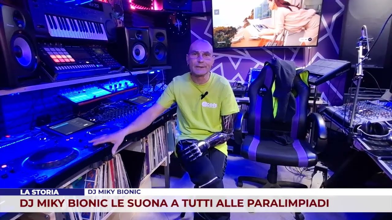 LA STORIA. DJ MIKY BIONIC LE SUONA A TUTTI ALLE PARALIMPIADI