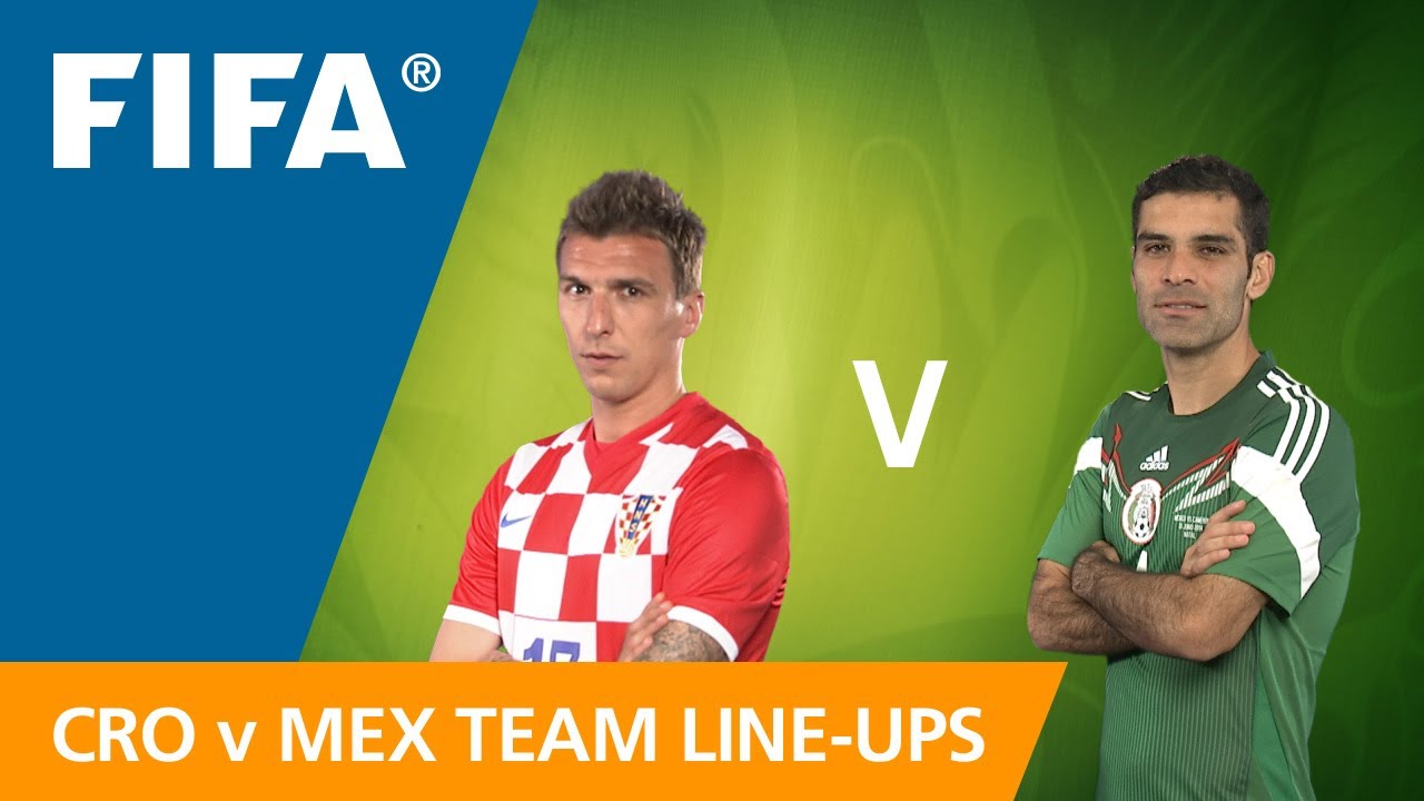 Croatia v. Mexico - Teams Announcement