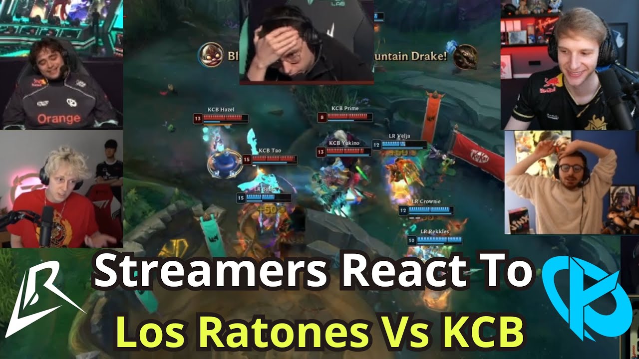 Streamers React To Los Ratones Vs KCB | LEC 2026 Versus