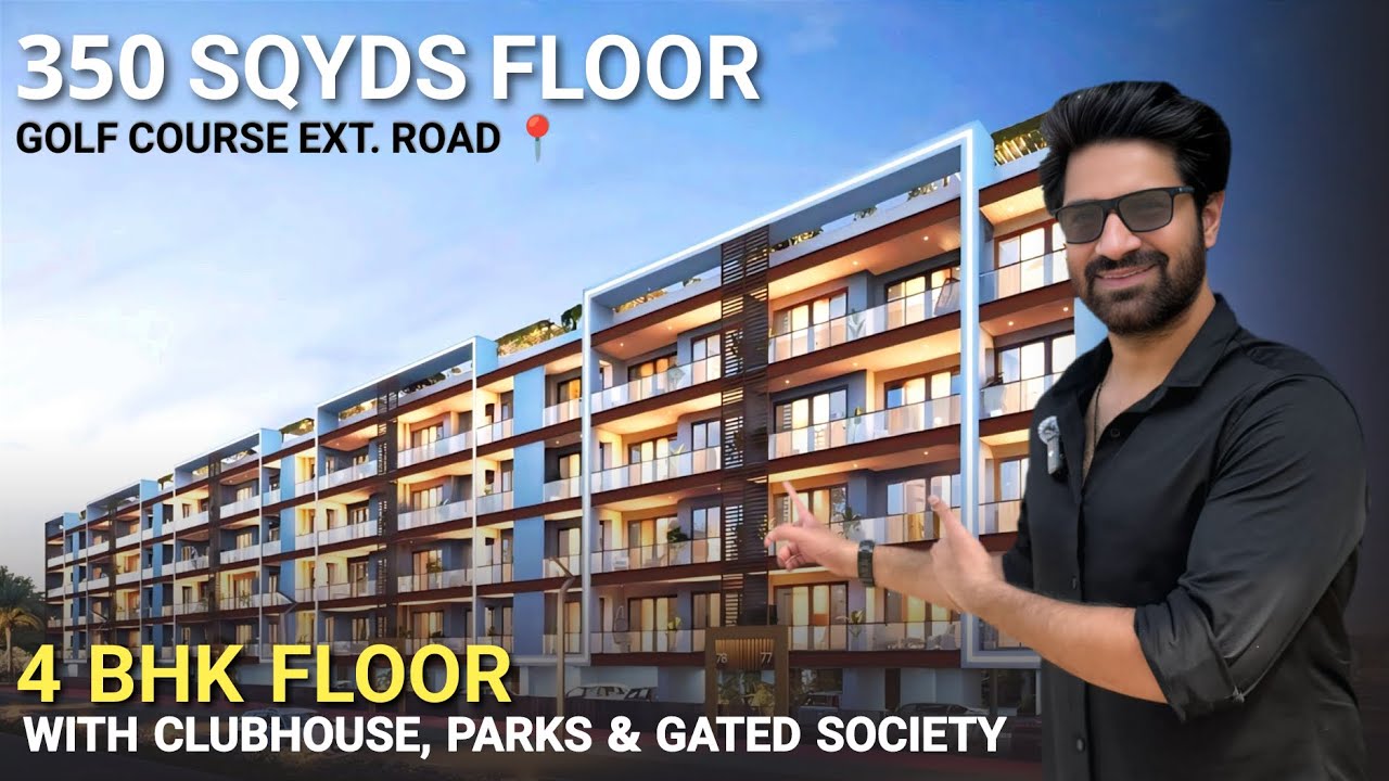 Builder Floor In Gurgaon | Golf Course Extension Road | With Club House by Adani #gurgaonrealestate