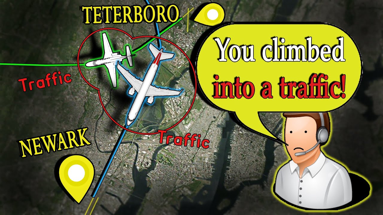 LOSS OF SEPARATION between airplanes near Teterboro, NJ
