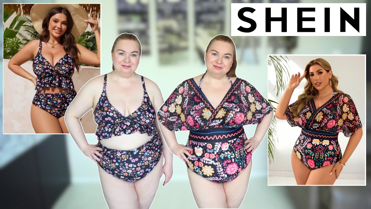 STROJE KĄPIELOWE PLUS SIZE Z SHEIN 🩱👙