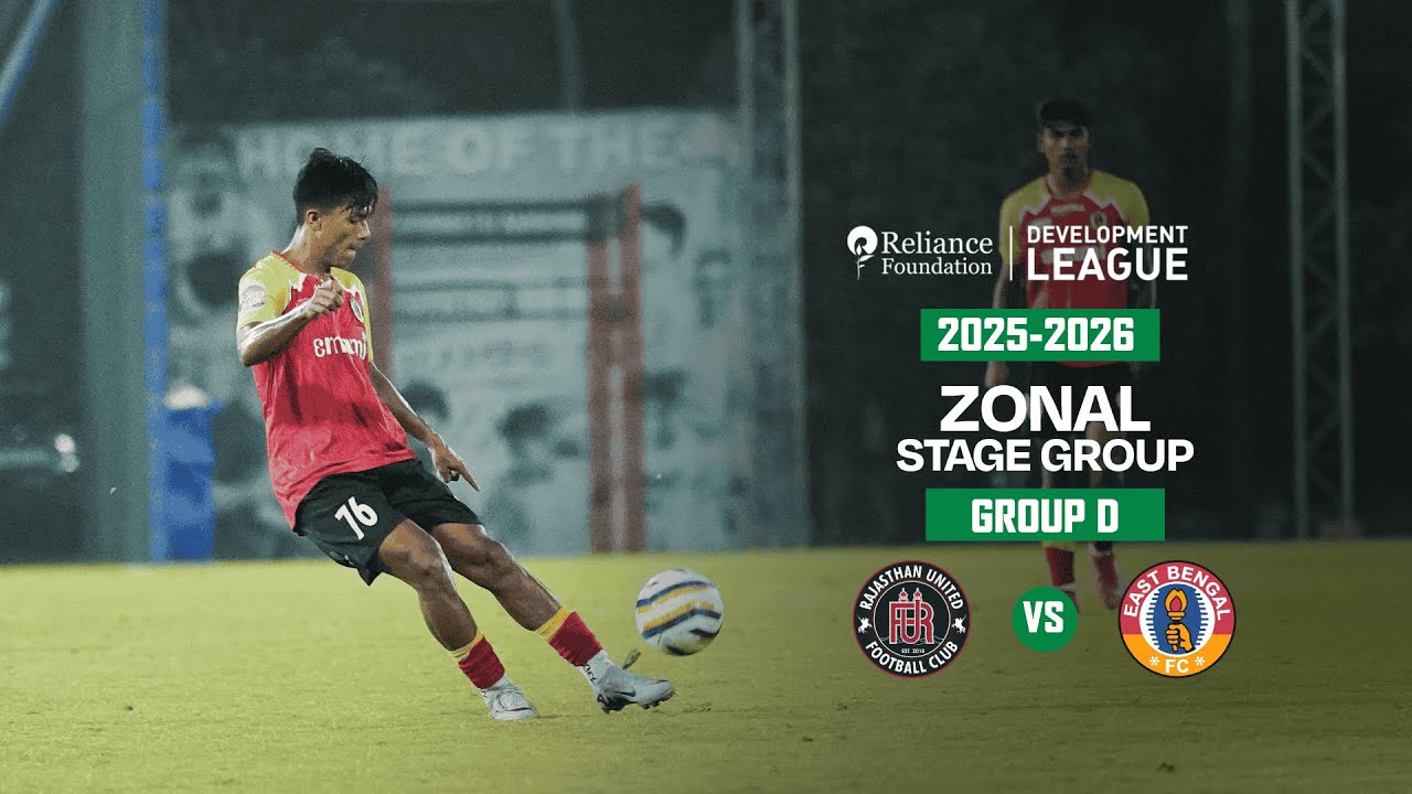 East Bengal FC VS Rajasthan United FC |  Zonal Group Stage | RFDL 2025-26