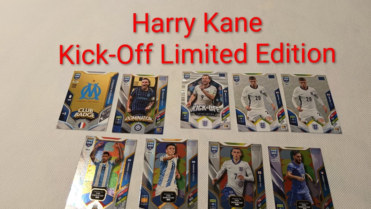 Panini FIFA 365 Adrenalyn XL 2026 Kick-Off - Harry Kane Limited Edition 