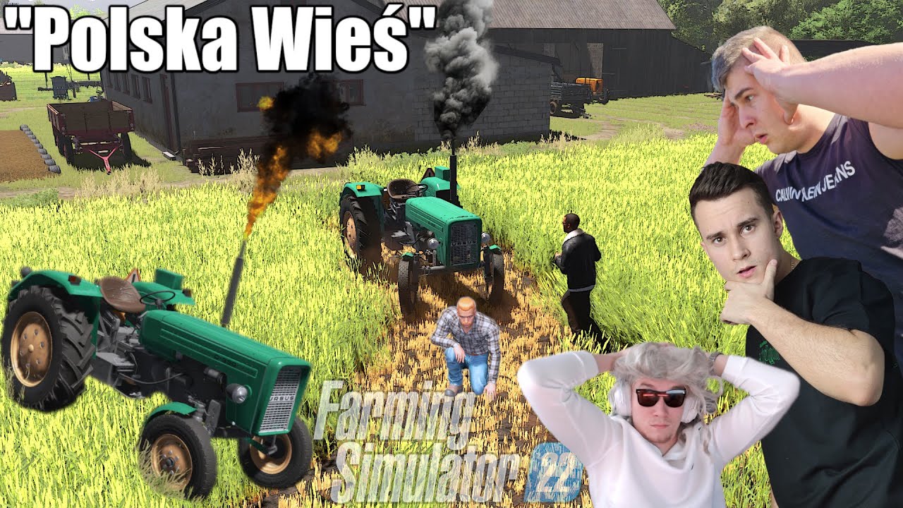 Polska Wieś! OPĘTAŁO URSUSA!- CHCIAŁ NAS PRZEJECHAĆ! w/ HeRoS & Koliz *INNEobliczaJANINY* #70