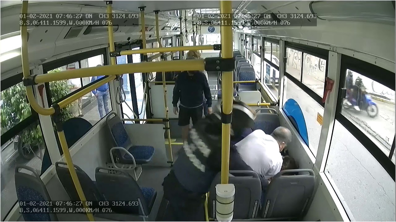 Intento de robo en trolebus de Tamse