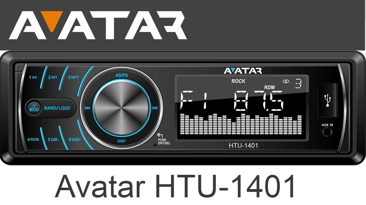 Обзор головного устройства автомобильного ресивера Avatar HTU 1401