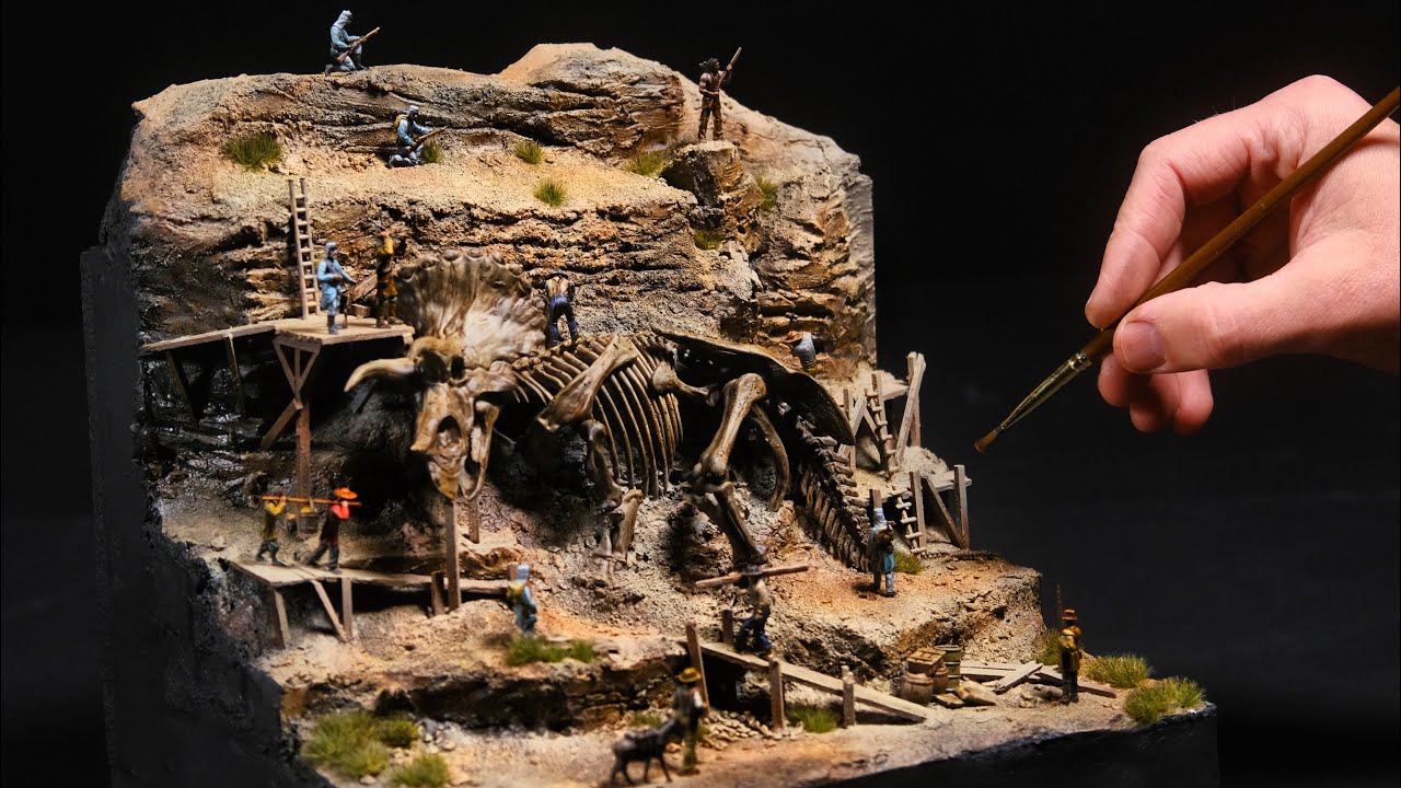 They Hired a Private Army to Protect This Dig Site | DIY Diorama Craft