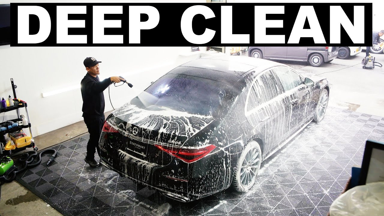 DEEP CLEAN ASMR | メルセデス・ベンツ Sクラスを極上洗車｜Ceramic 2Layer Coated Car Wash