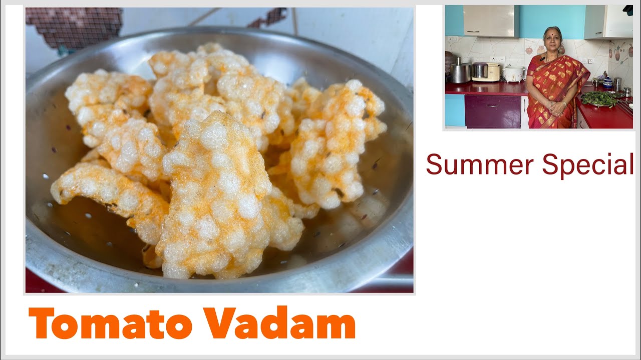 How to make Perfect Tomato Sabudana Fryums/Vadam /Papad