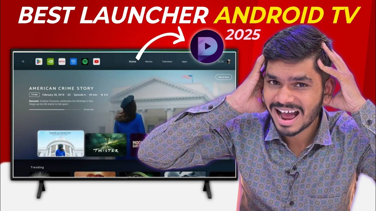Best Launcher for Android TV ️&zwj;2025 | Smart TV Launcher 2025 - 🚀Faster, Smoother & User Friendly 😍