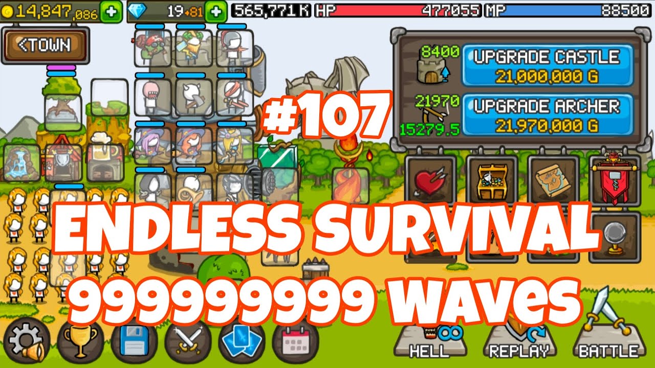 Grow Castle || Road to Endless waves Part 107