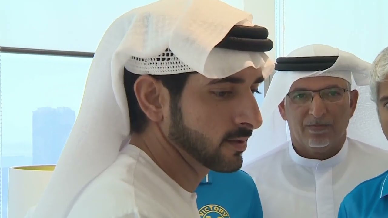 Sheikh Hamdan Fazza Dubai Crown Prince And UAE Deputy PM And Sheikh Maktoum  Meet Winners 