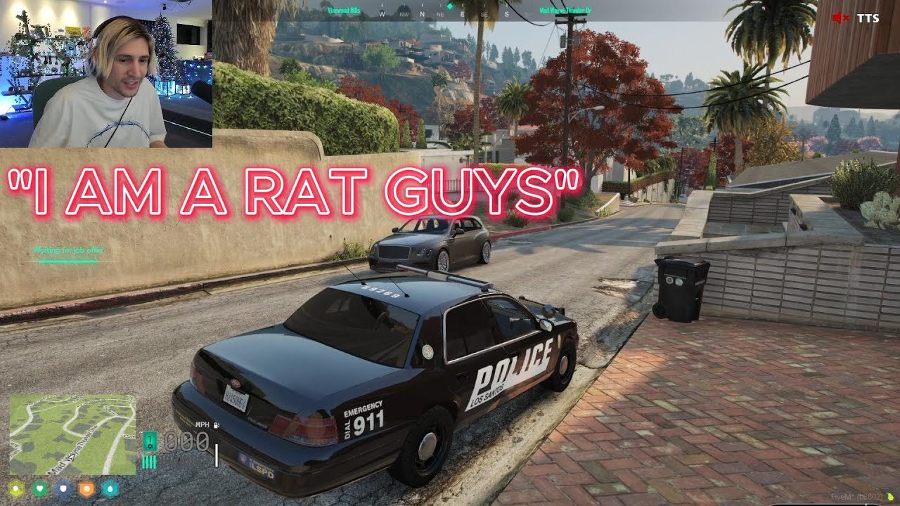 XQC Becomes a Snitch And Gives Cops The Chop Shop Unlock | GTA V RP NoPixel 4.0