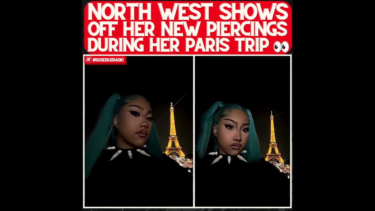 NORTH WEST'S NEW LIP PIERCINGS SHOCK THE  INTERNET!
