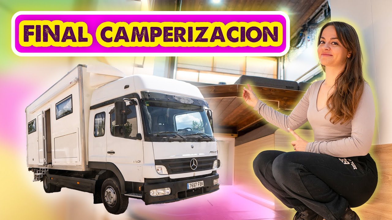 😱 Último capítulo CAMPERIZACIÓN CAMIÓN CAMPER con CAMA ELEVABLE 🚚 Vivir en ruta - Cap. 17