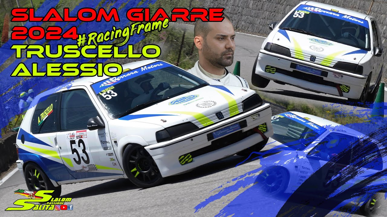 #racingframe SLALOM GIARRE MILO 2024 // PEUGEOT 106 KIT 1400cc // TRUSCELLO ALESSIO SHOW