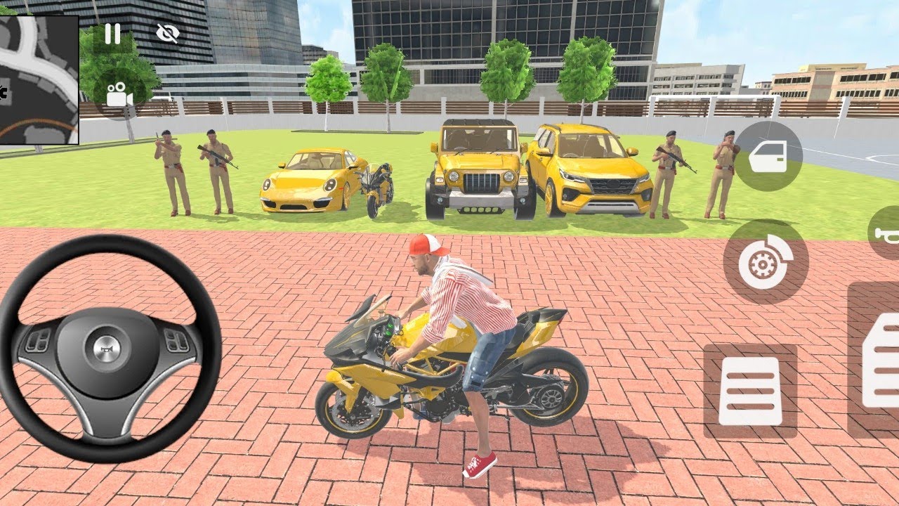 🎮Franklin order by all 🏆Golden cars and bike in Indian bike thief auto Rider simulator!!!!! 🎮