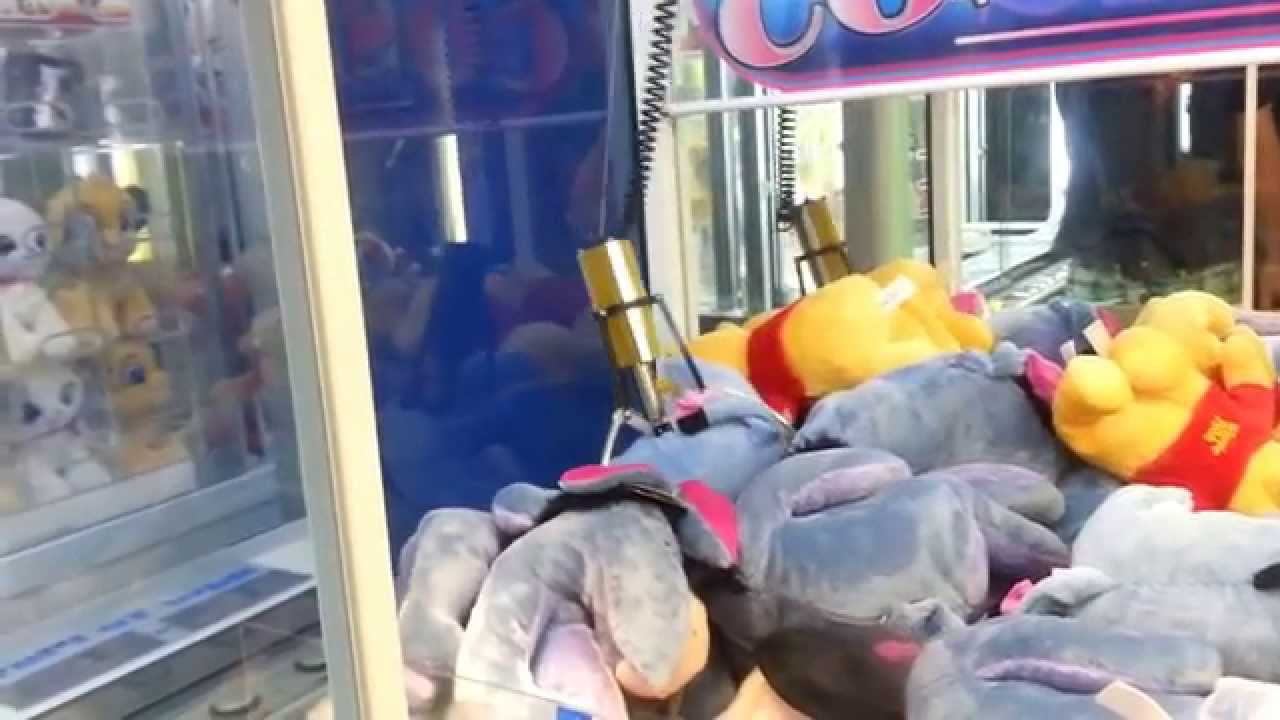 Cool Plush Claw Machine Winning 3 Giant EEYORE'S! Dubai Sonic Games