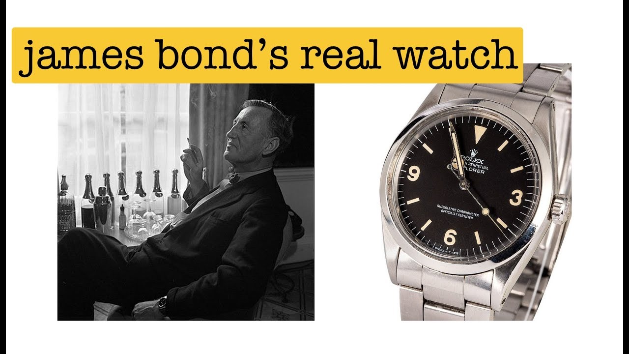 James Bond's Real Watch was an Explorer | LIQUOR RUN