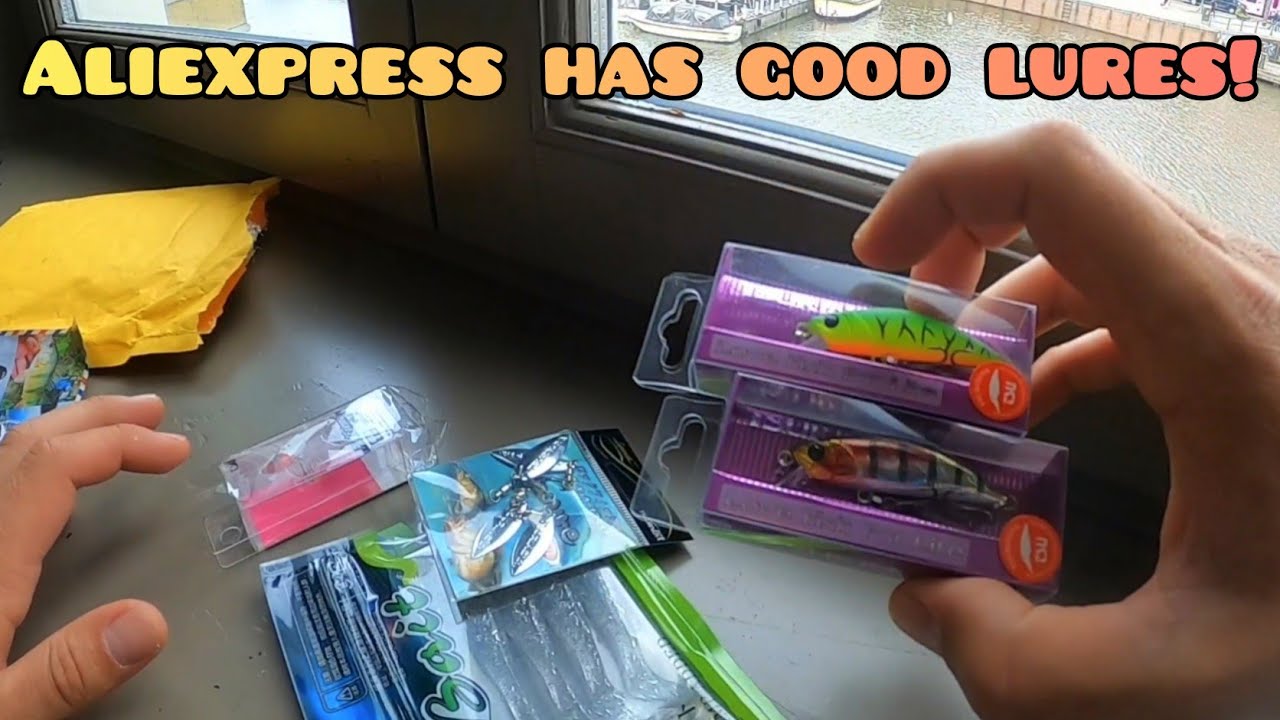 aliexpress lure unboxing ( Tsurinoya, LTHTUG , Meredith)