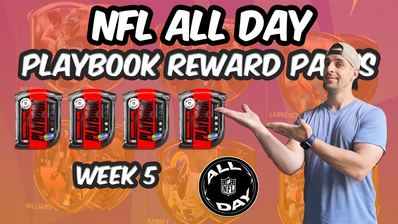 NFL ALL DAY - Week 5 Playbook Reward NFT Packs Reveal!