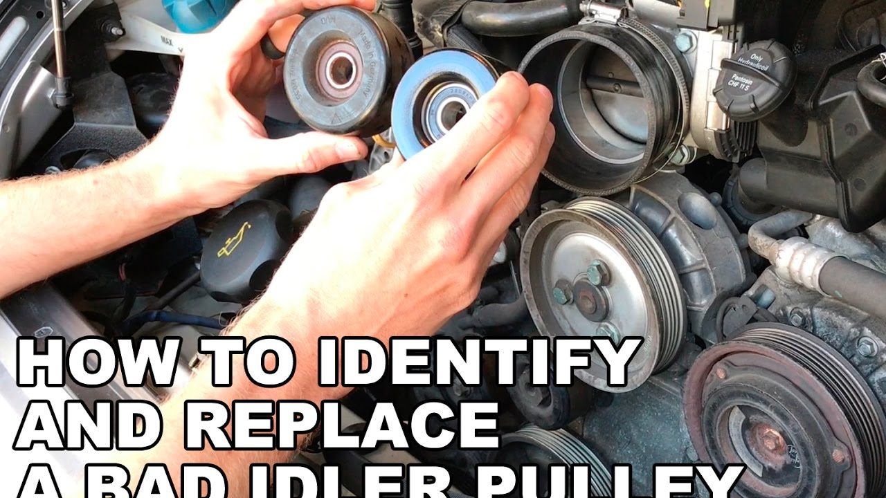 How to diagnose and replace a bad idler pulley - Porsche 911 996