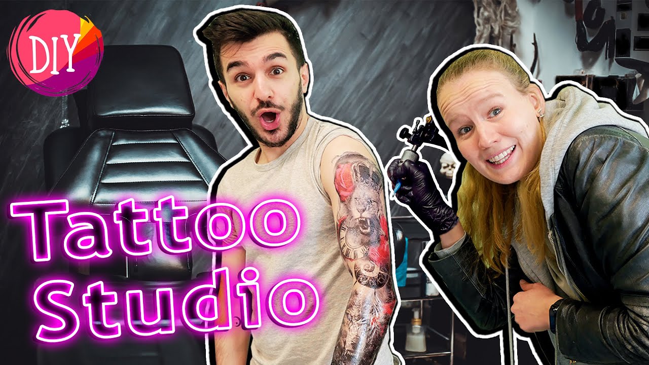 TATTOO STUDIO ERÖFFNET! NEUER SHOP Die Crew macht sich temporäre Tattoos?!