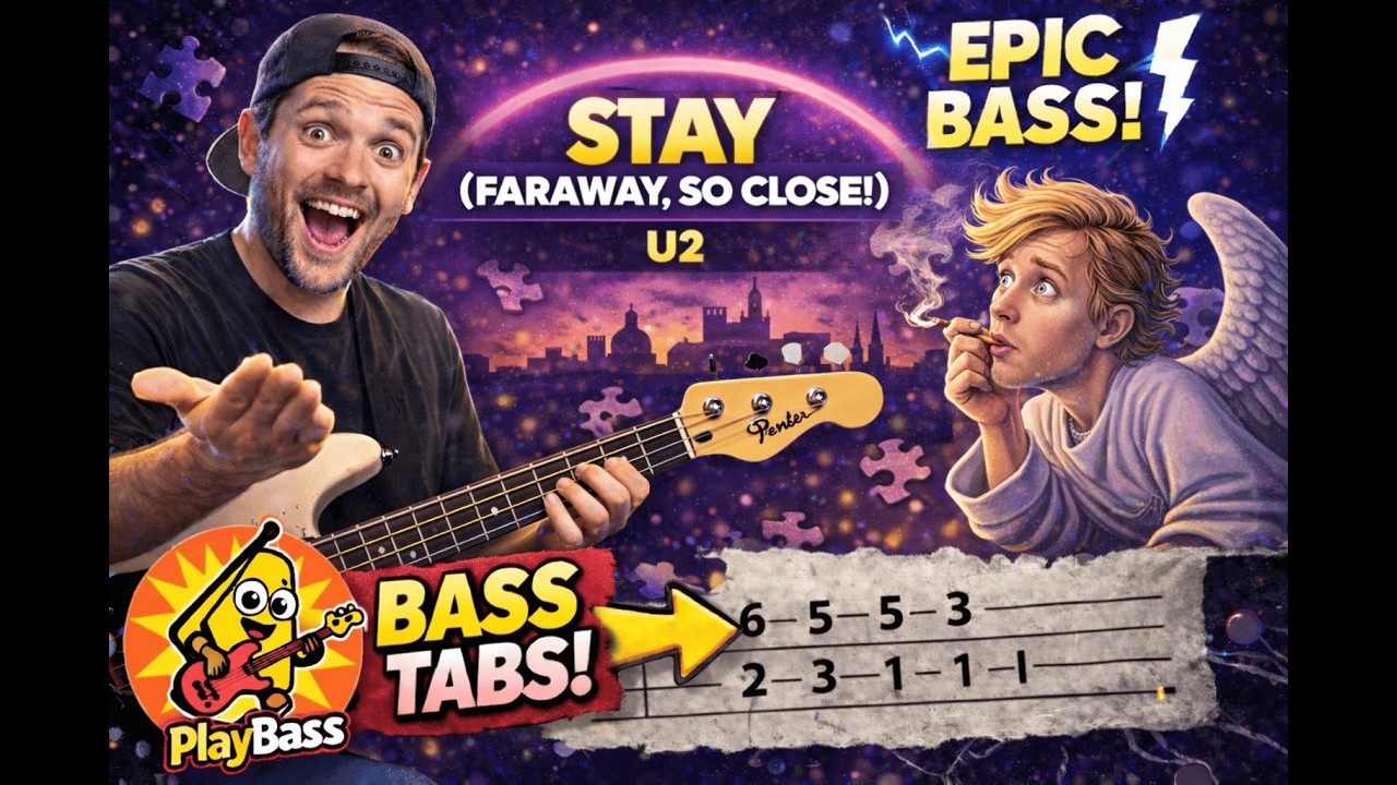 Stay (Faraway, So Close!) – U2 (No Bass + Tabs)