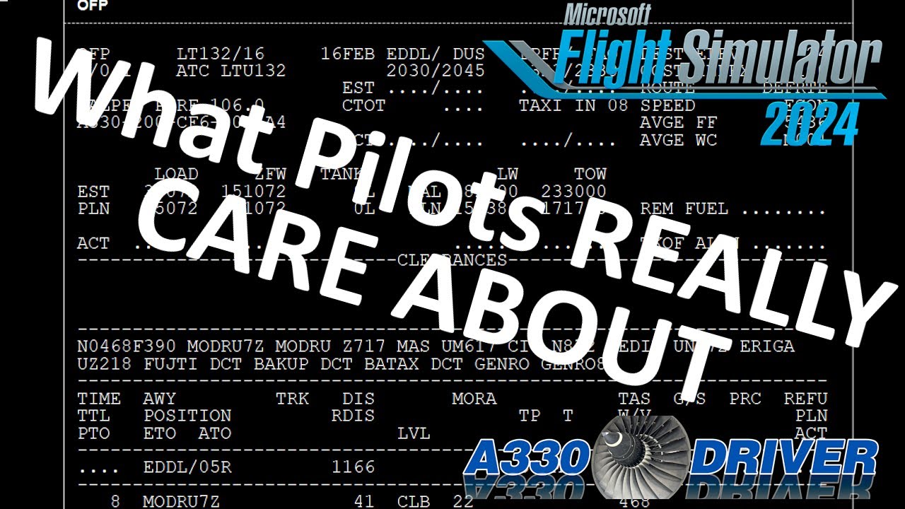 Inside the Flight Plan: What Pilots Look for when checking the OFP | Real Airline Pilot