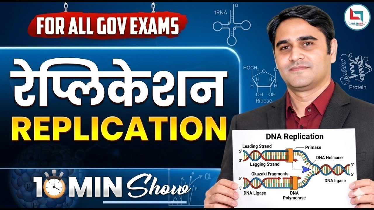 Replication Of DNA (रेप्लिकेशन) | 10 Minute Show