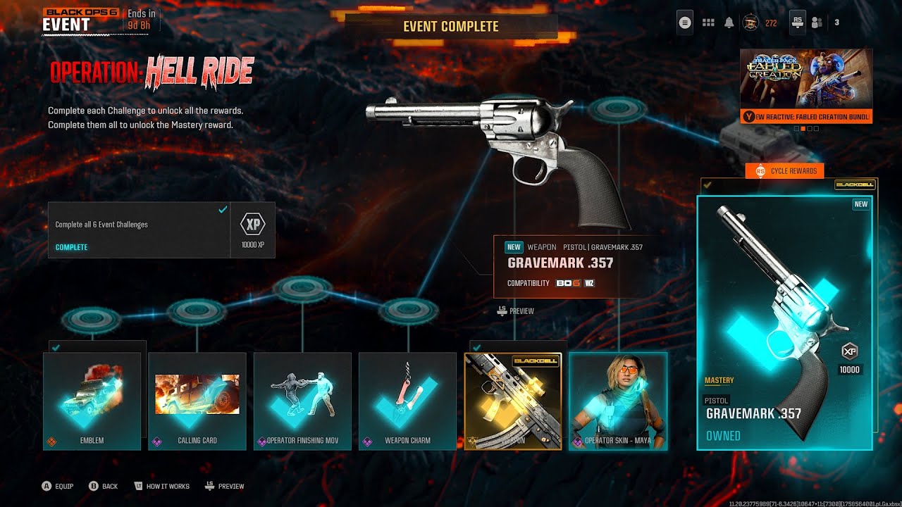 Black Ops 6 Multiplayer & Warzone Operation: Hell Ride - Showcase & Challenge Guide.