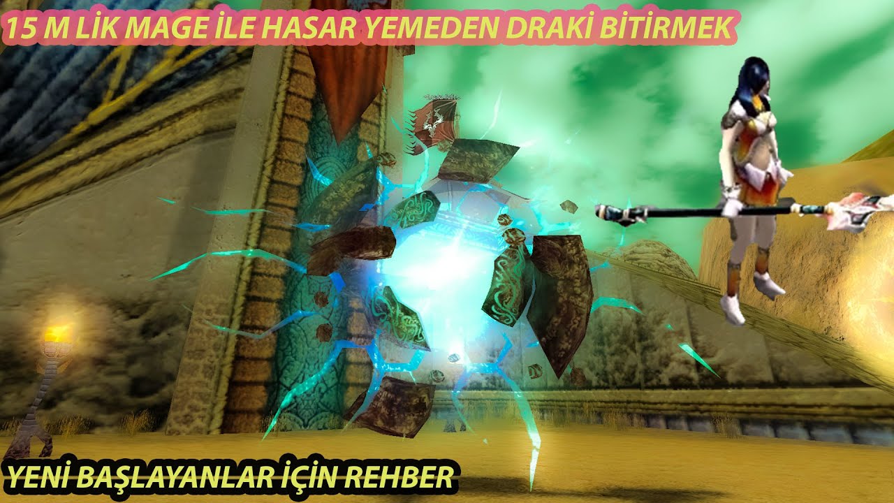 Knight Online | 15 M LİK MAGE İLE HASAR YEMEDEN DRAKİ BİTİRMEK | YENİ BAŞLAYANLAR İÇİN DETAYLI