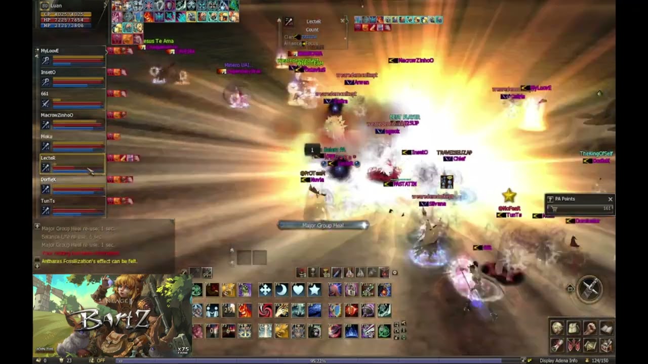 L2 Bartz - Antharas do STUM/PEDRA -  @NoFearTEAM_L2 - No Cry!!