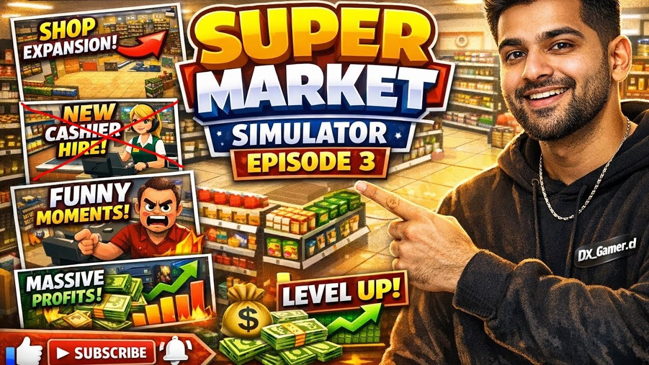 Shop name change #3 |super market simulator|(in phone)#gaming 