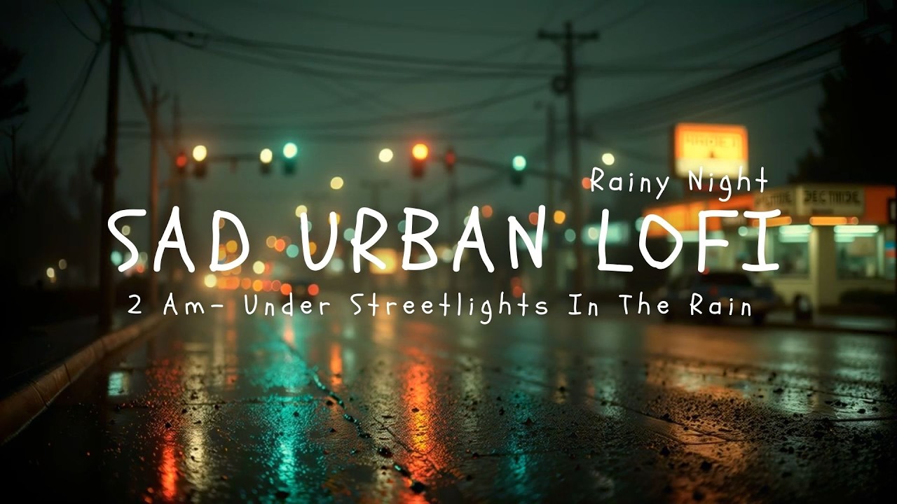 Urban Lofi Beats ~ Атмосфера ночного города | Расслабляющая музыка Lofi для учебы