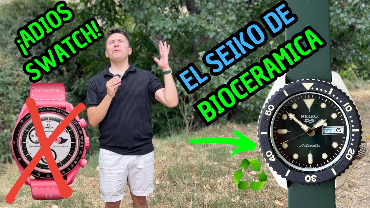 ESTE ES EL SEIKO DE BIOCERAMICA ¿PUEDE ACABAR CON LA COLECCION MOONSWATCH? Reloview